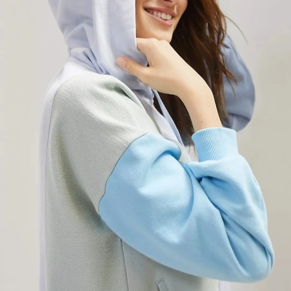 Maeve Colorblocked Zip-Up Hoddie - Picture 10 of 10